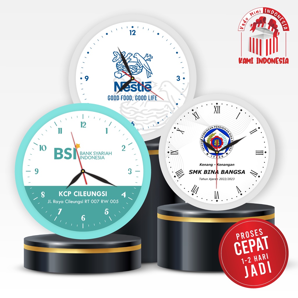 JAM DUDUK CUSTOM NAMA FOTO SOUVENIR PERNIKAHAN BEKER DUDUK UNIK KADO WISUDA BEBAS REQUEST FREE LOGO