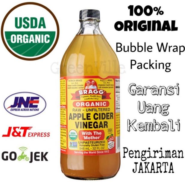 

[BAYAR DITEMPAT] Bragg Apple Cider Vinegar 946ml Cuka Apel Organik