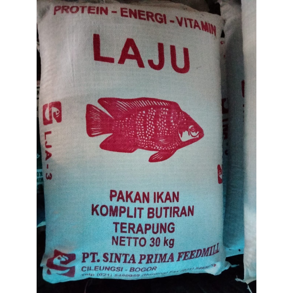 LAJU -3 50kg pelet tenggelam pakan ikan udang umpan pancing pelet sinta