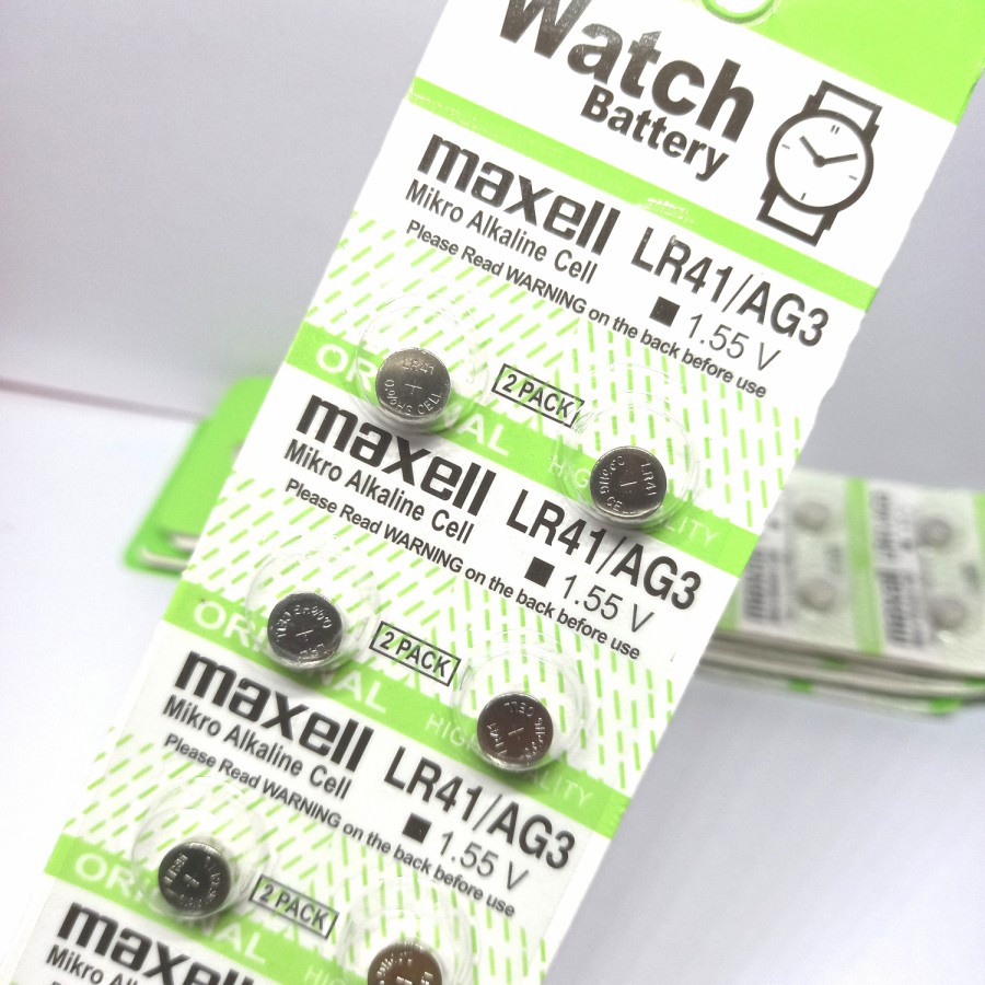 Battery Tianqiu/ Maxell/ Soda LR41 AG3 Battery jam tangan kancing button cell