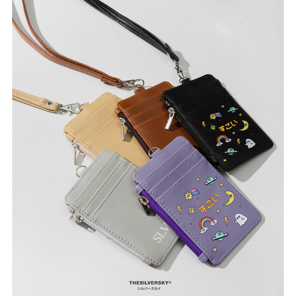 

Thesilversky Lanyard Name Tag Id Card Kulit Premium