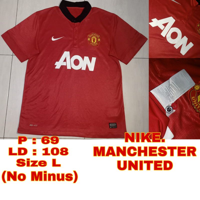 JERSEY ORIGINAL MANCHESTER UNITED SECOND