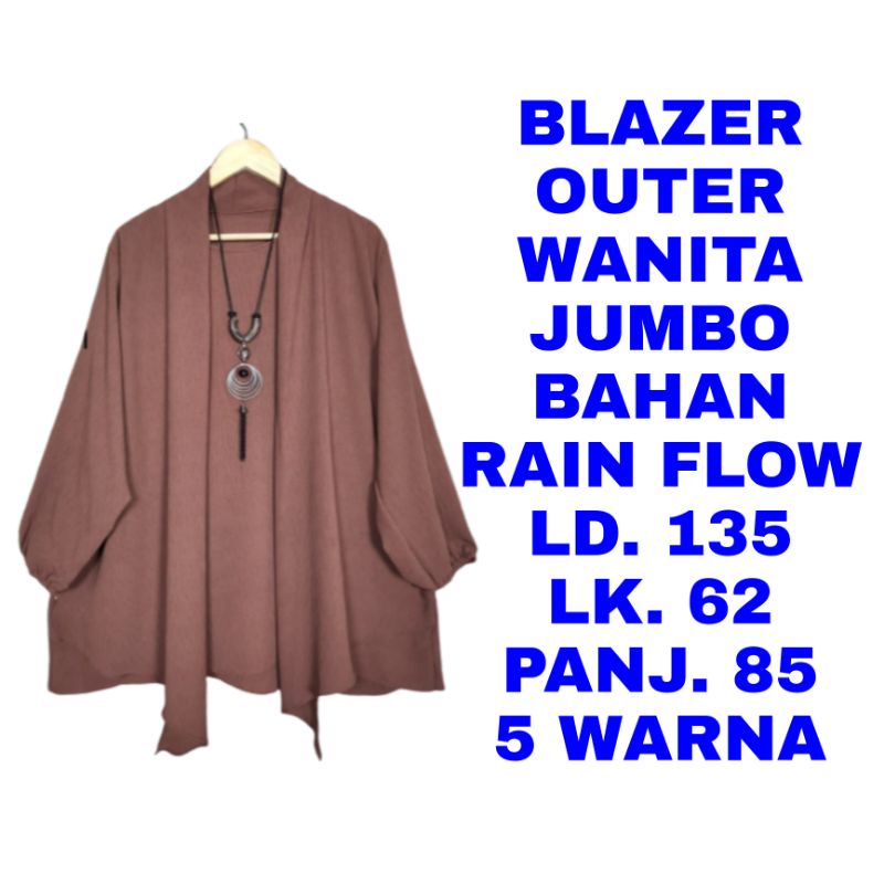 WK BLAZER WANITA SUPER JUMBO OUTER OUTWEAR KEKINIAN BAJU ATASAN BLOUSE