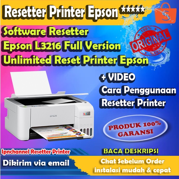 Resetter Epson L3216 Full Version Unlimited Reset Printer Epson