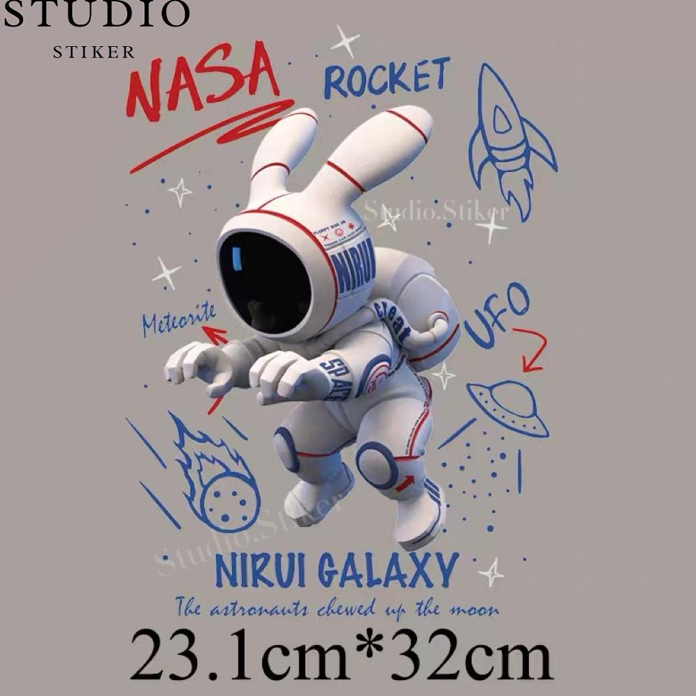 

(R-P3P)(✪) Stikerstudio - NASA Sablon Kaos Stiker Baju Setrika / Stiker Baju Katun / Kaos Jaket Pakaian proses cepat