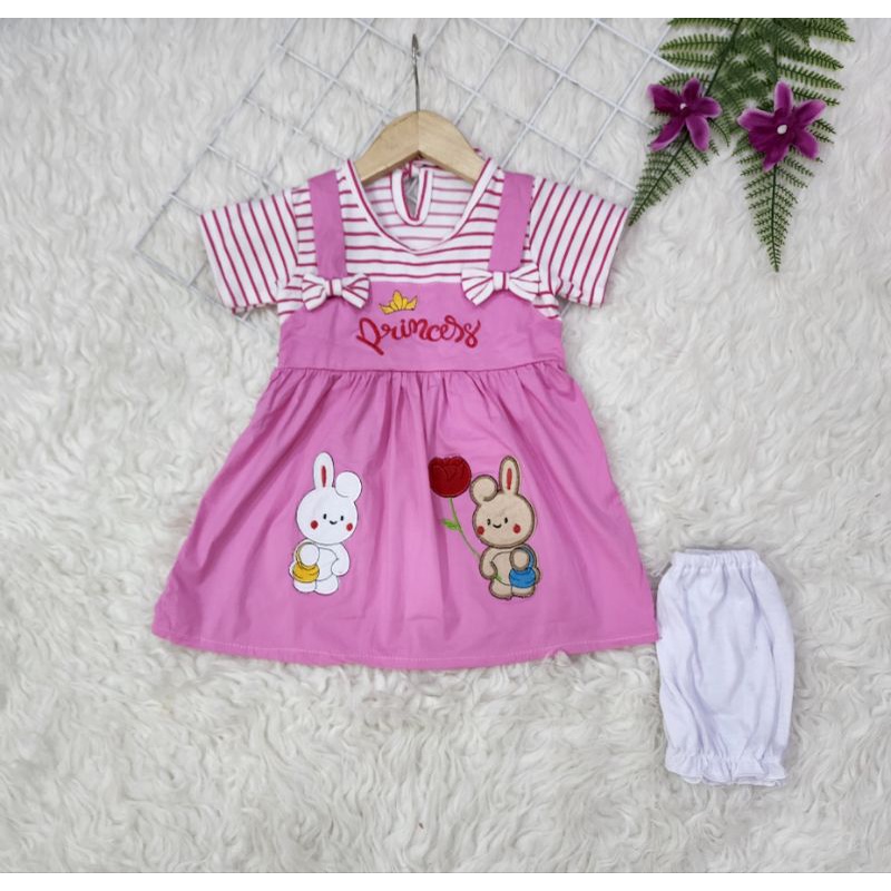 Baju bayi perempuan Set Dress baby girl