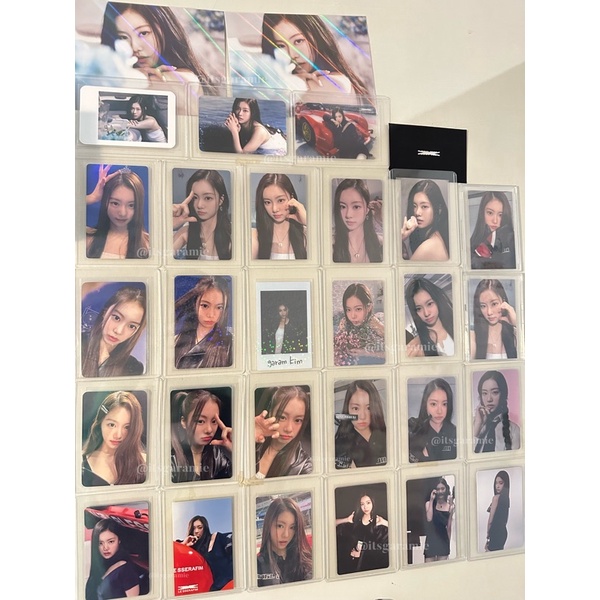 [RARE] Photocard Official Kim Garam Le sserafim - pc Tou Global Kpopmerch r1 Wvj Ld sw wv holo wv no