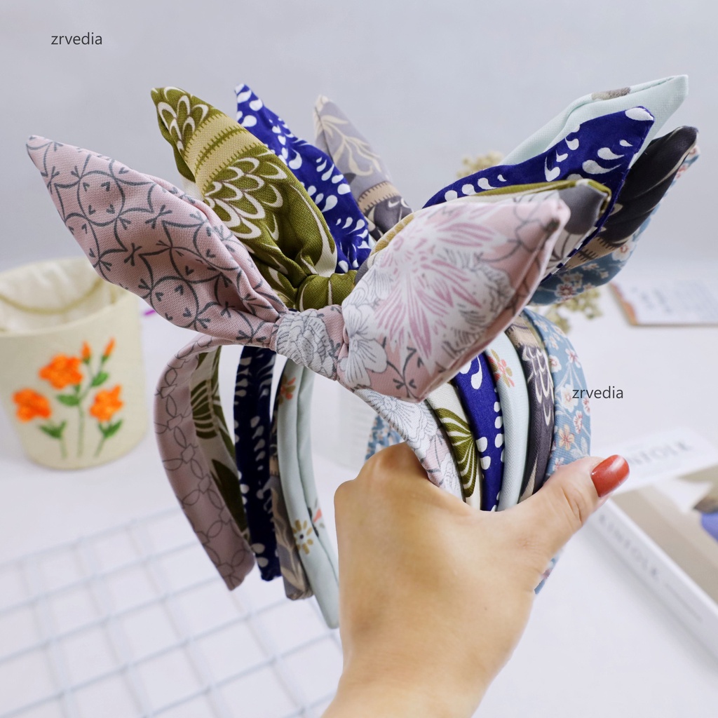 Bando Conny - Pita Rambut Lucu Wanita Aksesoris Murah / Bandana Anak Perempuan Korea Style Kiosbalitaaprillia