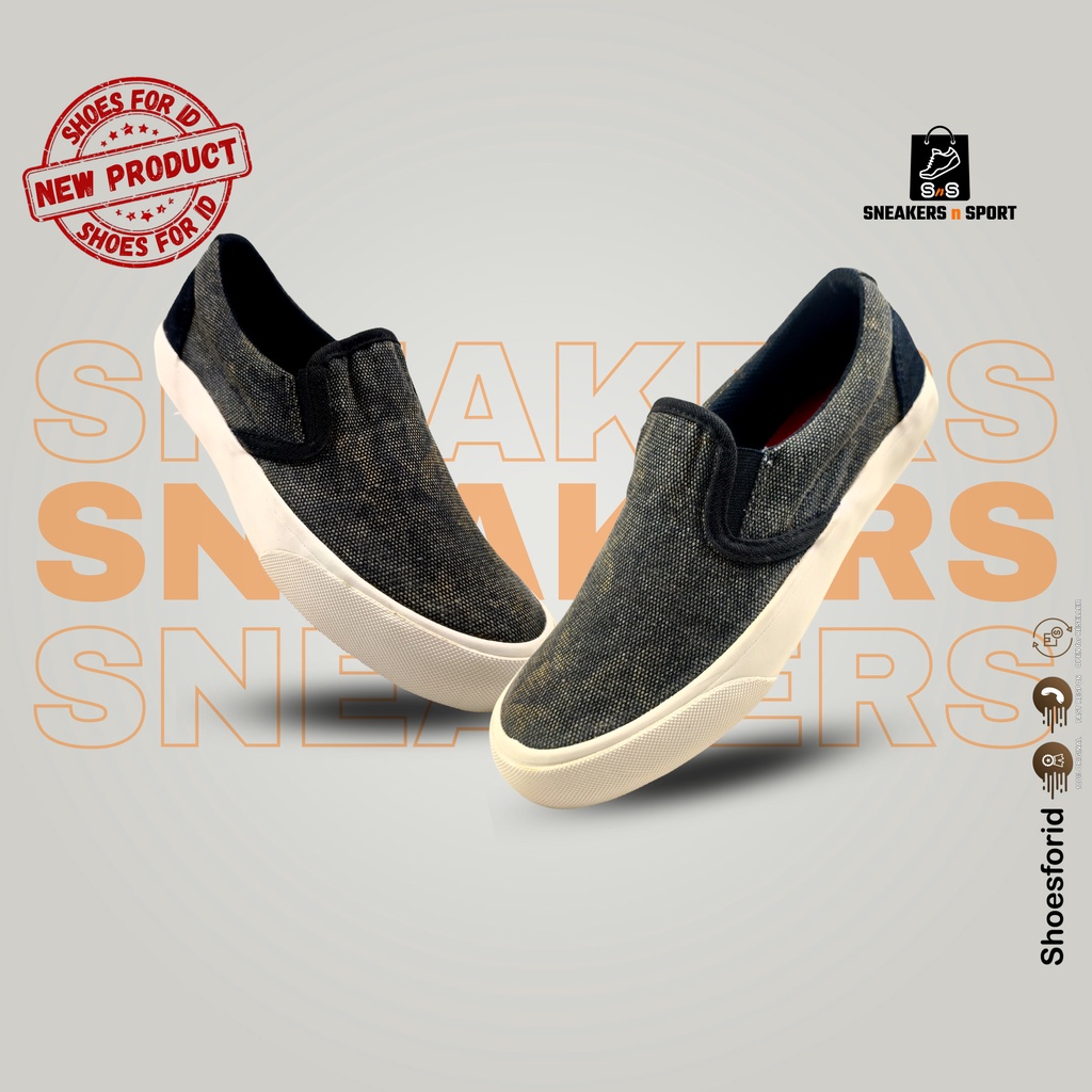 SEPATU CASUAL PRIA SLIP ON FIVE TEN // 5.10  VENOM // SLIP ON PRIA
