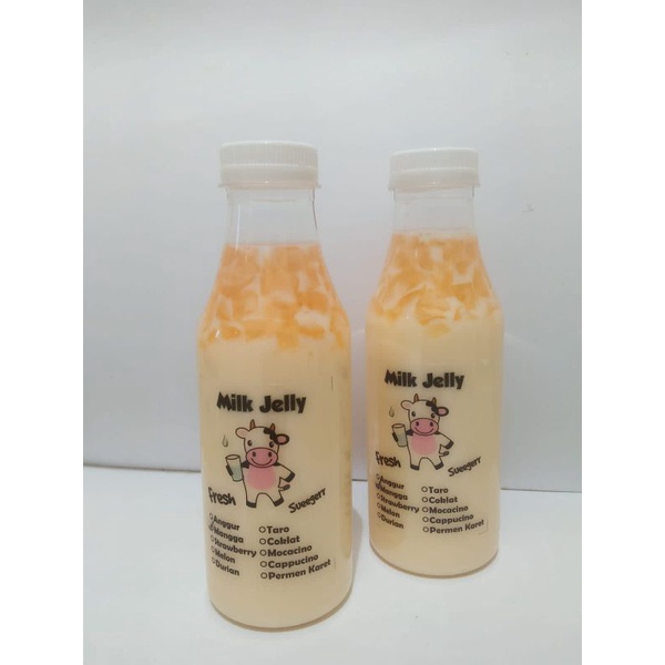 

Jeli susu / jelly milk drink / milky jelly