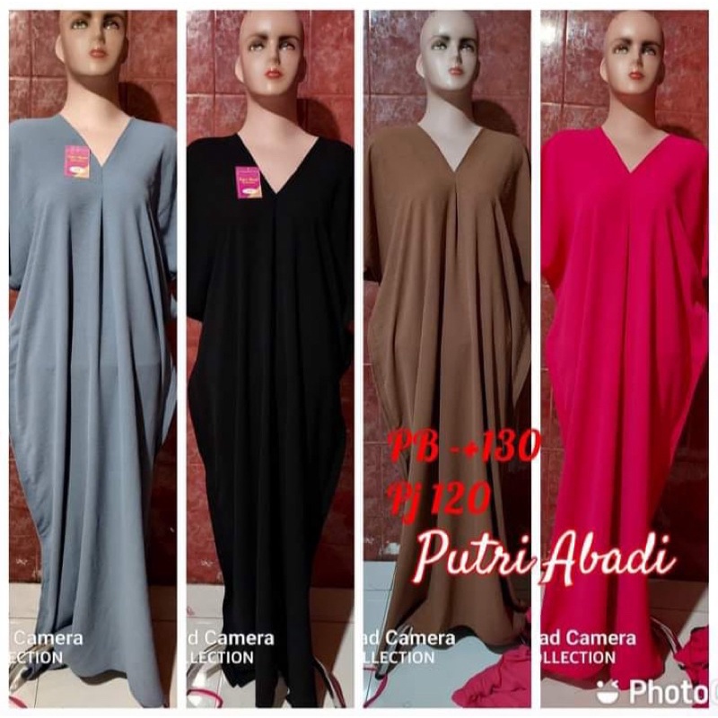 Kaftan Nagita Long Square crinkle Airflow Atasan Wanita Kekinian