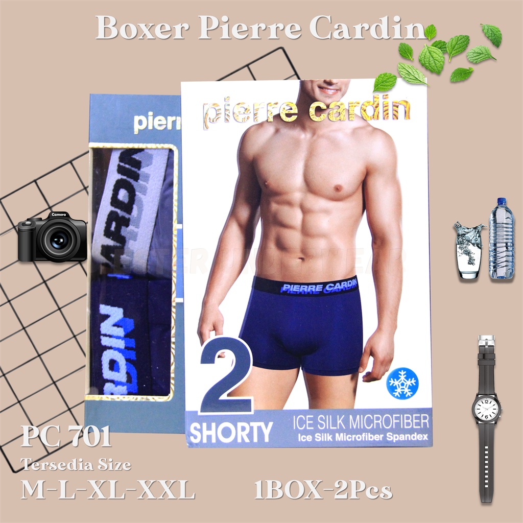 Pierre Cardin Celana Boxer Pria PC 701 1 Box isi 2Pcs