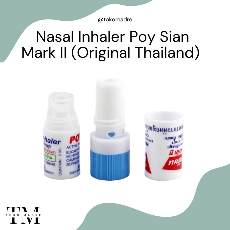 [SIAP KIRIM] MADRE - Nasal Inhaler Poy Sian Mark II