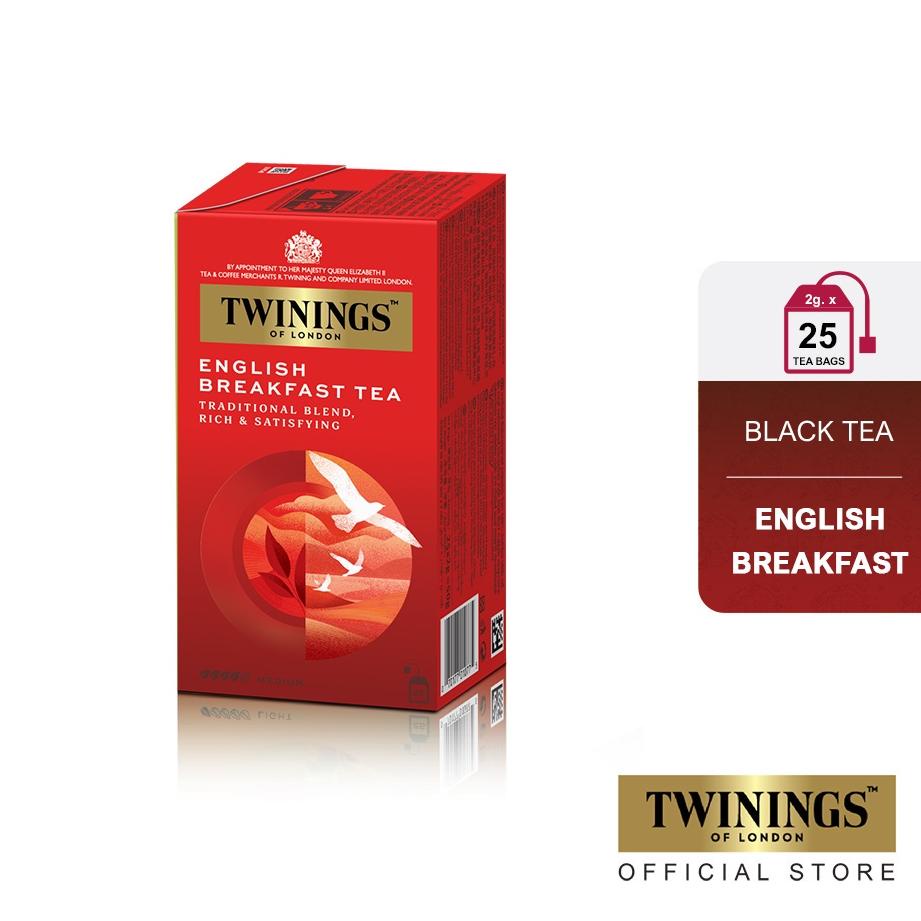 

→Paling Popular Twinings Teh Hitam Celup English Breakfast Tea 25x2gr 47