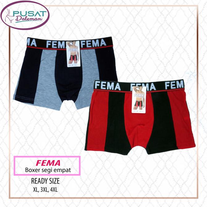GROSIR Celana Dalam Pria Boxer FEMA 888 FEMA Kombinasi