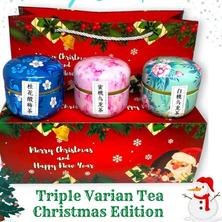 

>XC26619< HADIAH NATAL CHRISTMAS GIFT - TRIPLE TEA HAMPERS NATAL