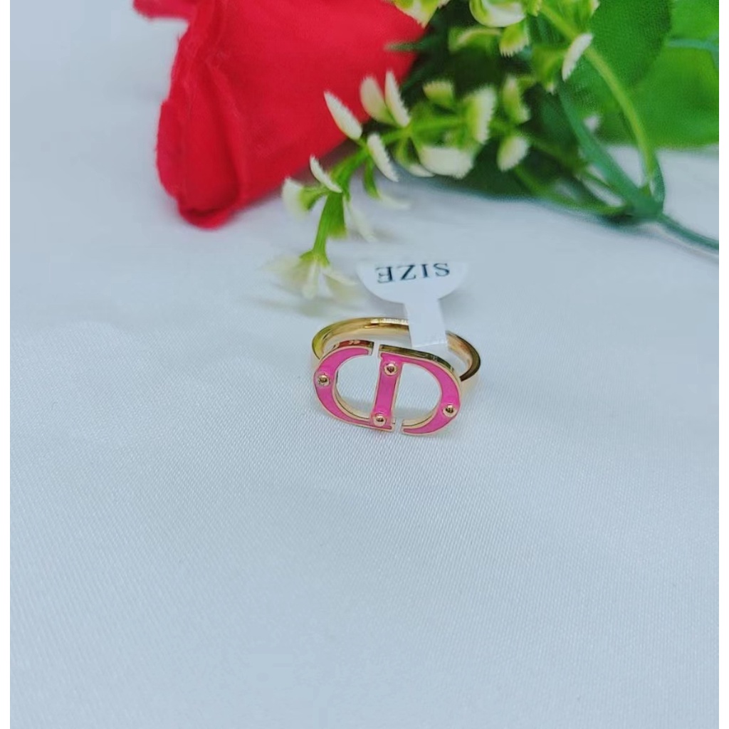 Cincin Titanium C&amp;D Perhiasan Wanita Jewelery P05/06