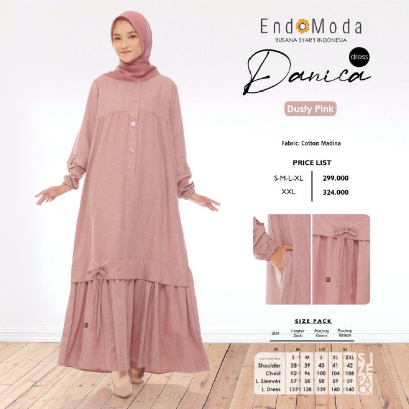 Baju Gamis merk endomoda danica