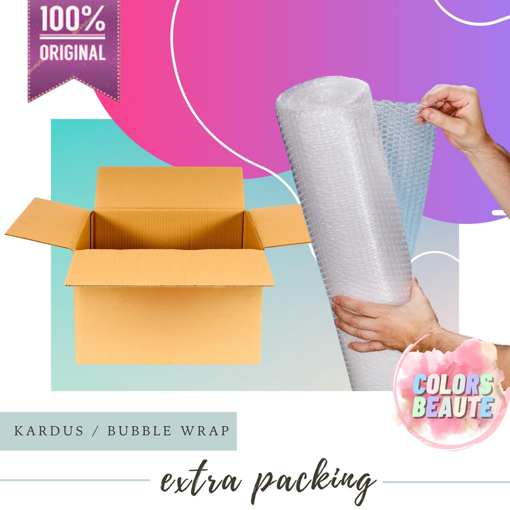 Extra Buble Wrap dan kardus / BOX / DUS