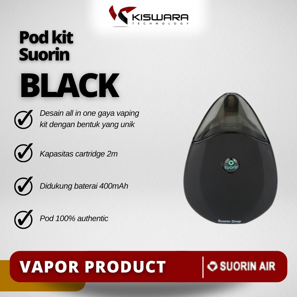 Suorin Drop Air Kit Authentic BLACK