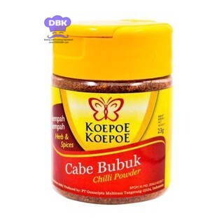 

Cabe Bubuk Chilli Powder Koepoe Koepoe Kupu Kupu 23 gr