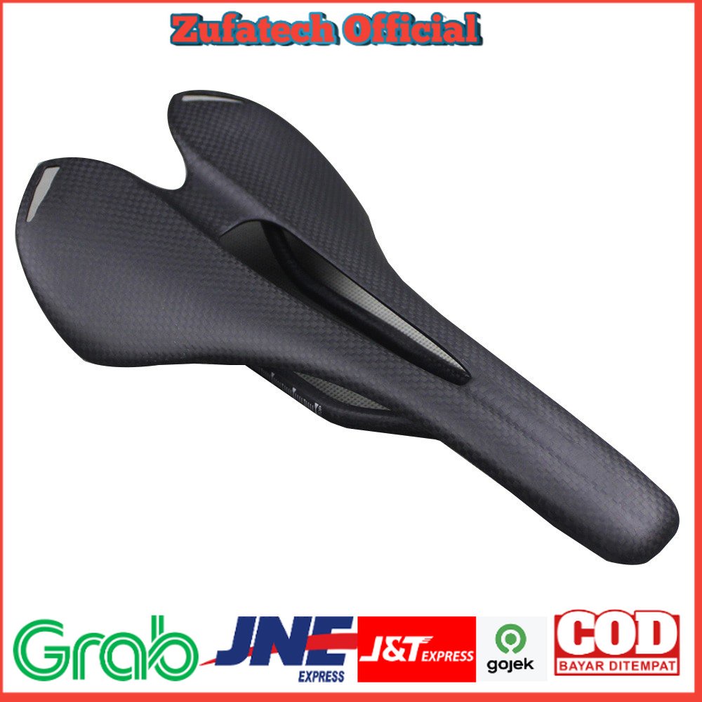 Wildside Jok Sadel Sepeda Bike Saddle Carbon Fiber Ultralight - FX10 - Black