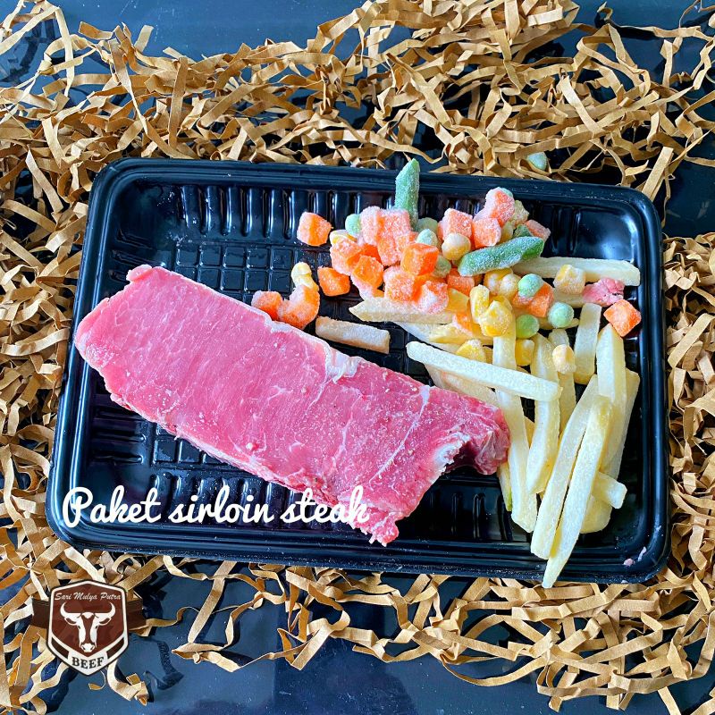 

paket daging steak sirloin / tenderloin ekonomis special nataru 25rb