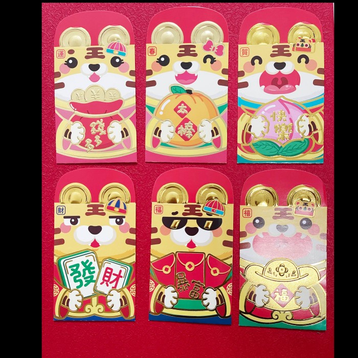 

^^^^^] Angpao Imlek Macan Angpau tiger Panjang Kuping Murah Ampau 6pcs