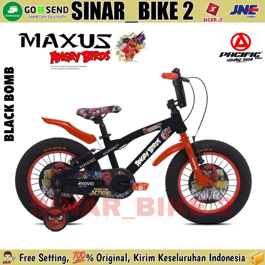 Sepeda Anak Laki 12 ,16 &amp; 18 Inch BMX PACIFIC MAXUS NAGRY BIRDS 3.0