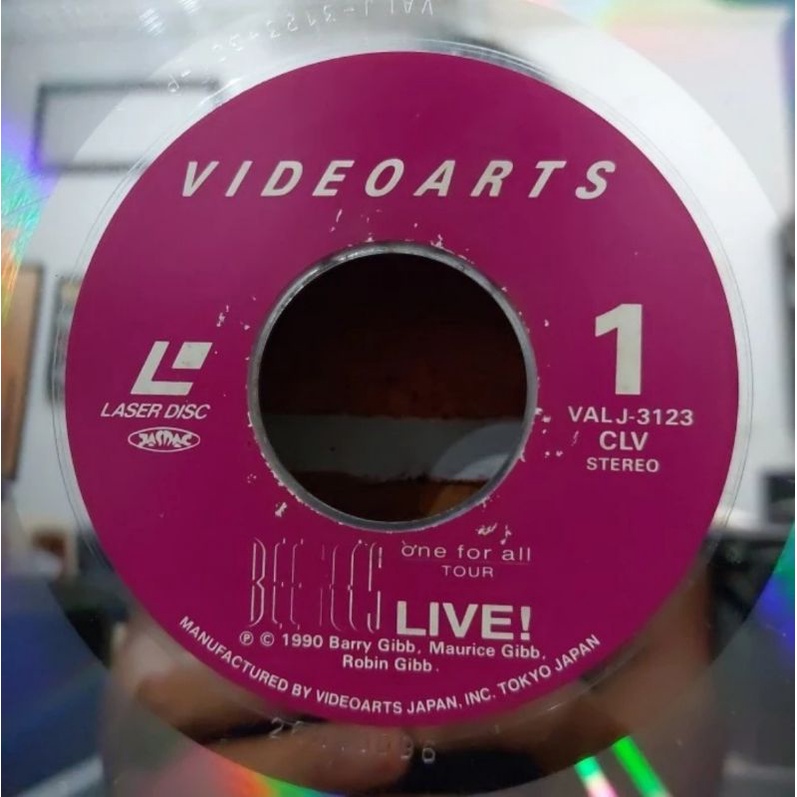Laser disc One For All Tour