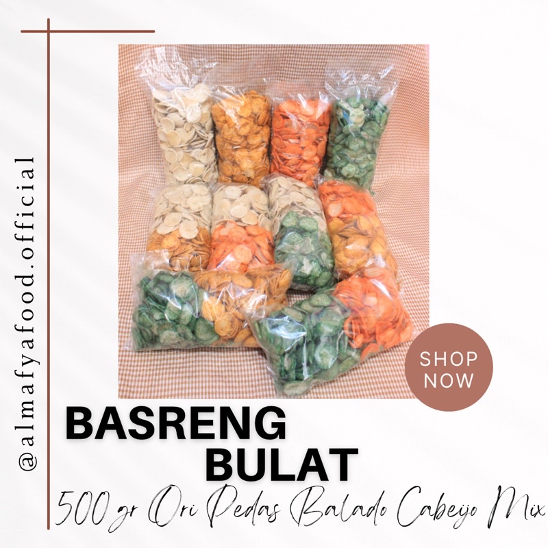 

Almafya Food - Basreng Bulat Baso Goreng 500 Gram Kiloan