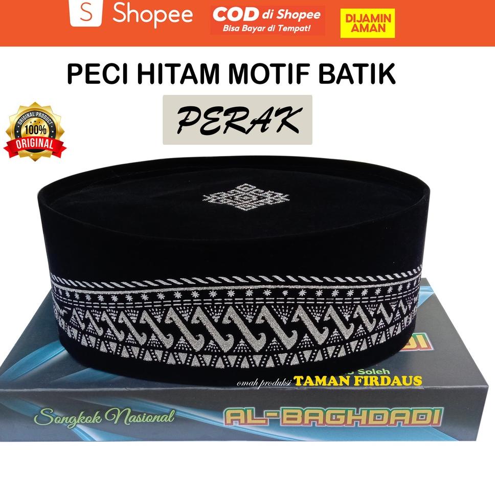 READY STOCK Peci Anak Dan Dewasa Peci Hitam Motif Batik Peci Hitam Motif Peci Hitam Songkok Hitam Mo