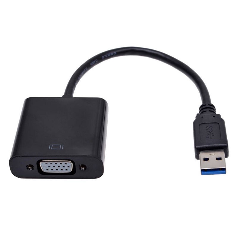 Adaptor Display USB 3.0 ke VGA - CM162 - Black