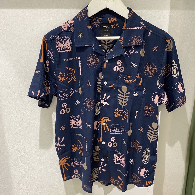 KEMEJA PRIA RVCA ORIGINAL NATES SS