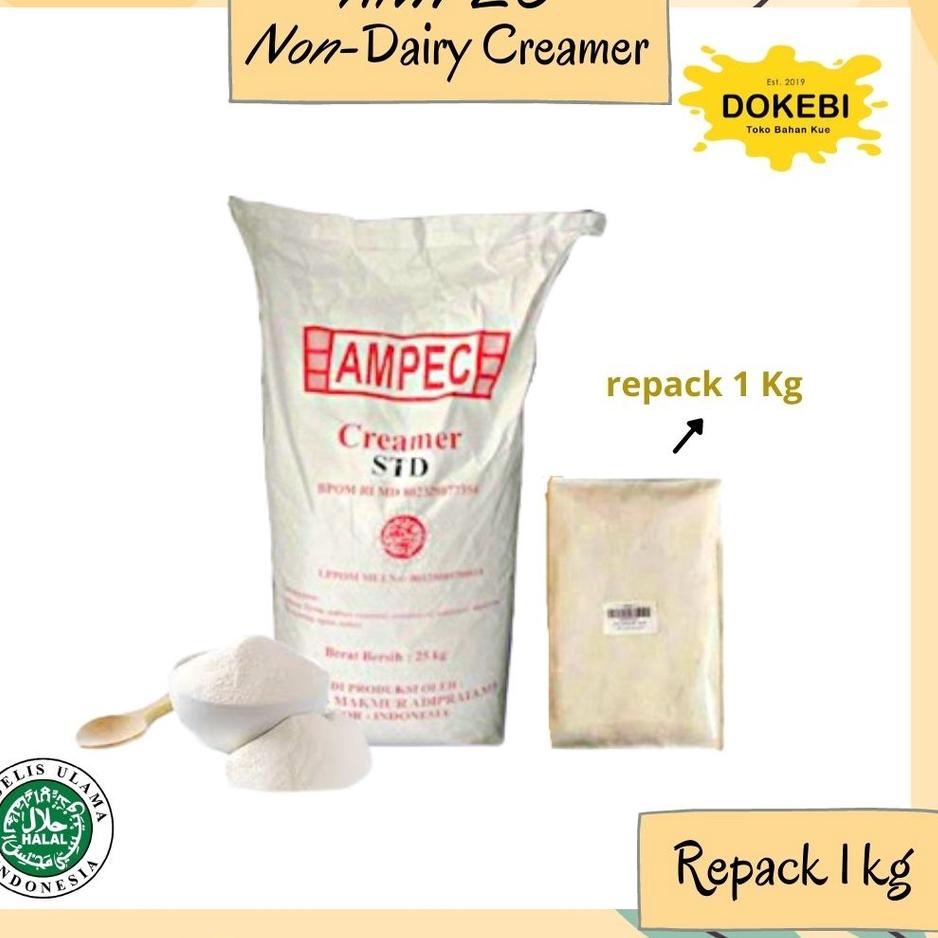 

DISKON BRANDS FESTIVAL Non - Dairy Creamer AMPEC 1 KG / Creamer Bubuk / Krimer Bubuk !