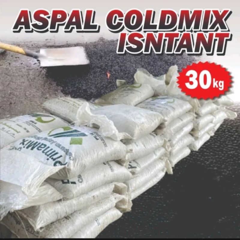 

ASPAL COLDMIX INSTANT 30 KG ( ASPAL DINGIN)