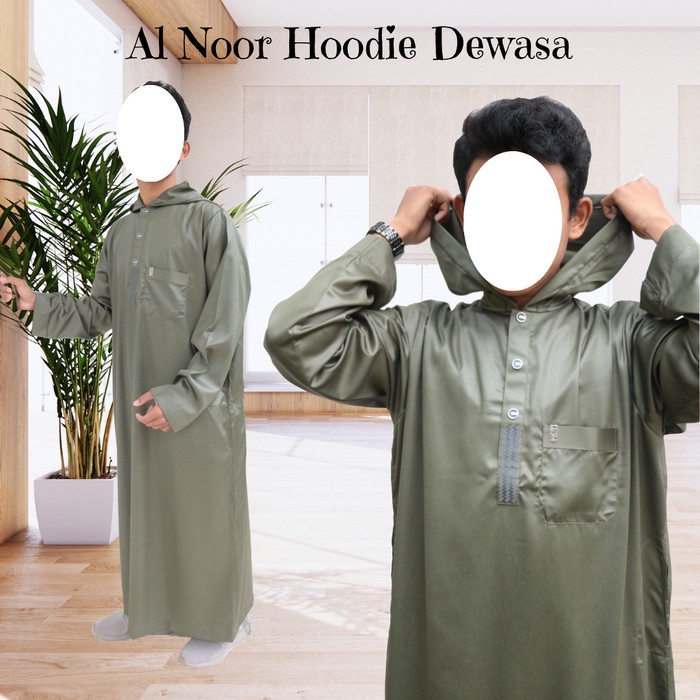 {FamilyStore} Jubah Saudi Hoodie Al Noor - El Ashfaa Boutique Murah