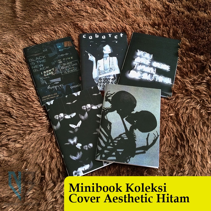 

Pocket Book/Notebook Buku Tulis Catatan EASTHETIC COKLAT Note Agenda Planner, Journal, Diary, cover AESTHETIC HITAM
