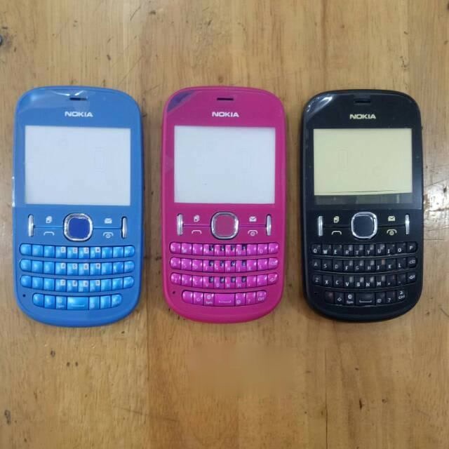 CASING KESING HOUSING NOKIA ASHA 200 FULLSET