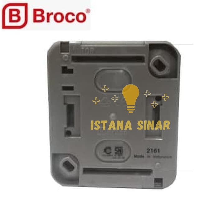 BROCO Atlantic Saklar Engkel Outdoor and Heavy Duty Single Switch 2161