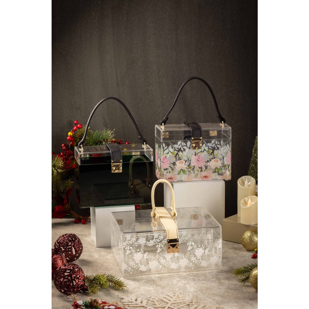 ACRYLIC BAG/TAS AKRILIK/TAS HAMPERS/TAS PESTA