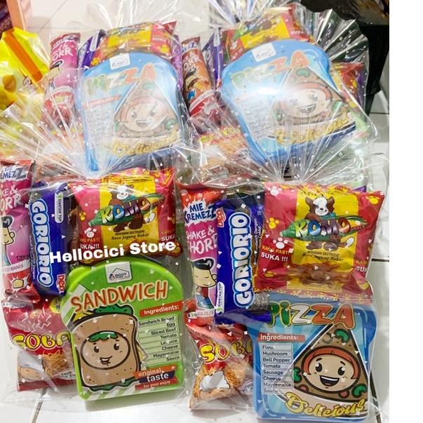 

>XG34448< Parcel bingkisan snack + tempat makan murah ulang tahun