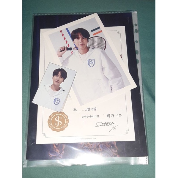 SEASON GREETING 2021 KYUHYUN SUPER JUNIOR / PHOTOCARD KYUHYUN / PC KYUHYUN SUPER JUNIOR