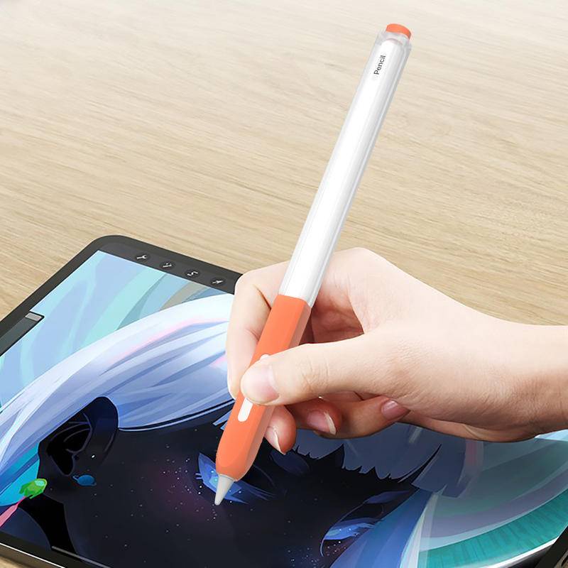 Untuk Apple Ipad Pensil 1case Pelindung Tablet Touch Pen Silikon Lembut Pelindung Tip Cover Layar Stylus Anti Gores Nib Case