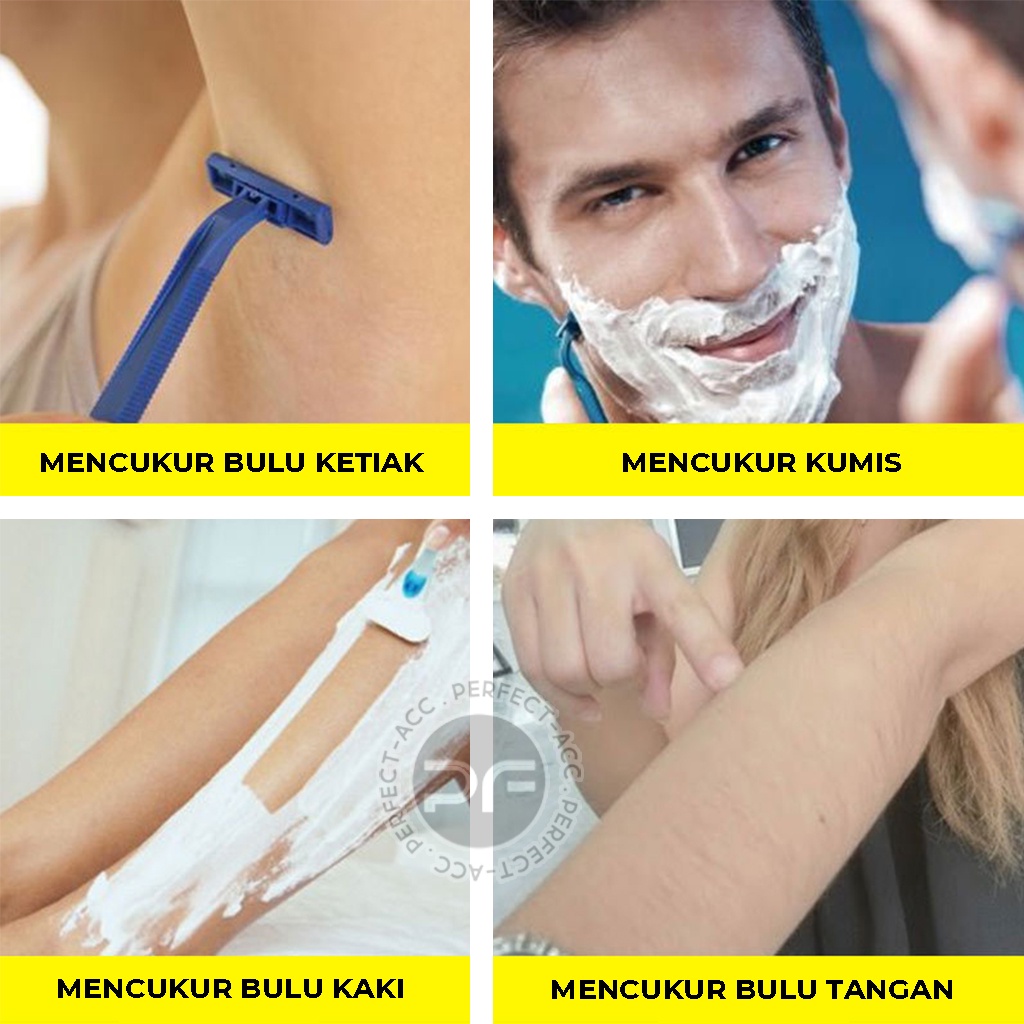 Cukuran Jenggot Alat Cukur Kumis Janggut Pisau Pencukur Bulu Kaki Ketiak Aman dengan 2 mata piso | GROSIRXPRESS