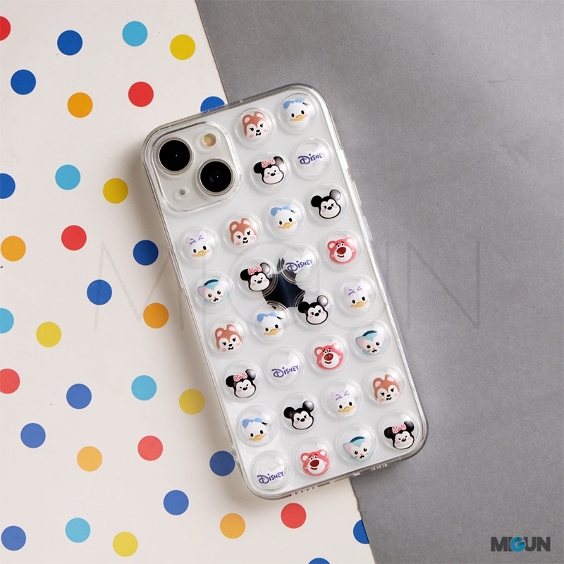 New! Mini Disney POP IT! - Fullcover Softcase for iPhone 11 11PRO 11PROMAX 12 13 PRO PROMAX XR XSMAX 14 14PLUS 14PRO 14PROMAX