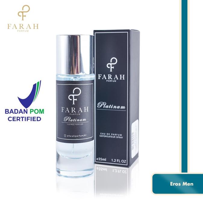 Farah Parfum Eros Men - Platinum - Parfum Pria