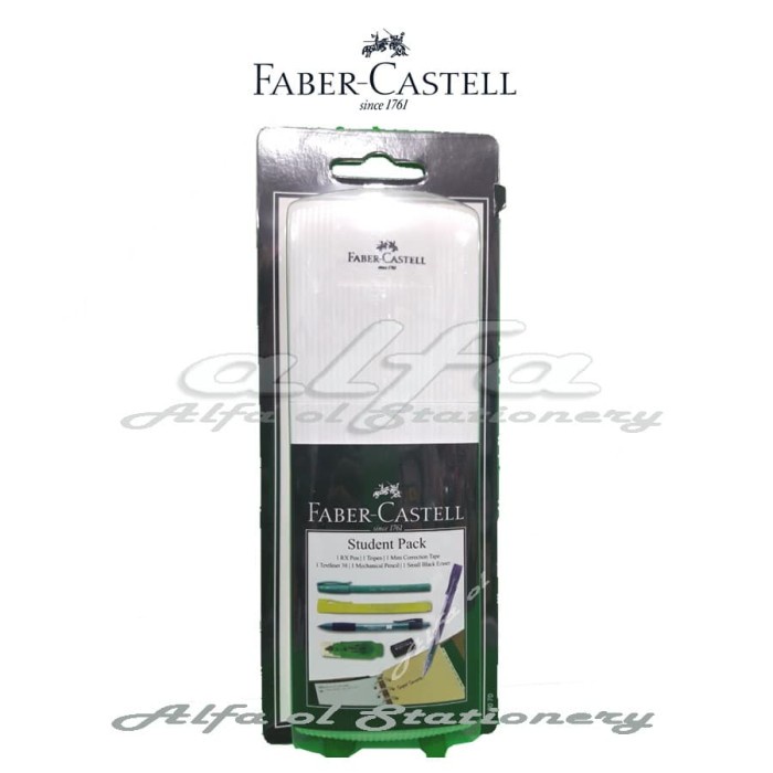 

STUDENT PACK FABER CASTELL - PAKET ALAT TULIS - TEMPAT PENSIL