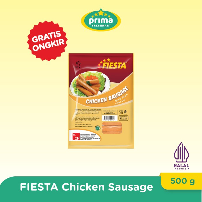 

Fiesta Paket Chicken Sausage Makanan Instan 500 G (2 Pcs)
