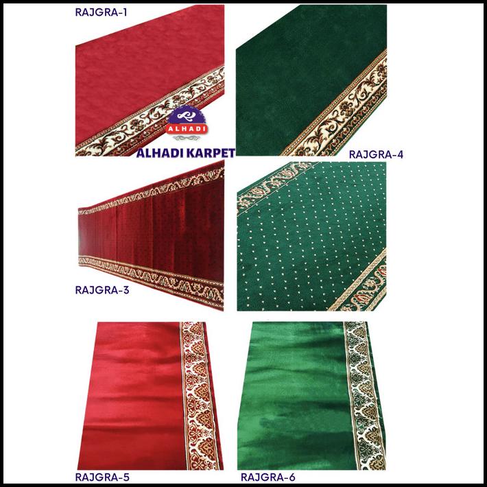 Promo Karpet Sajadah Masjid Turki Rajgra 120 X 600Cm. Tebal 12 Mm Dan Lembut